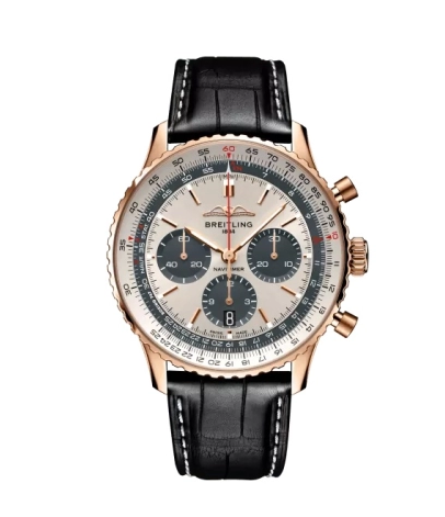 Breitling Navitimer B01 Chronograph 43 Red Gold RB01386A1G1P1 Replica Watch